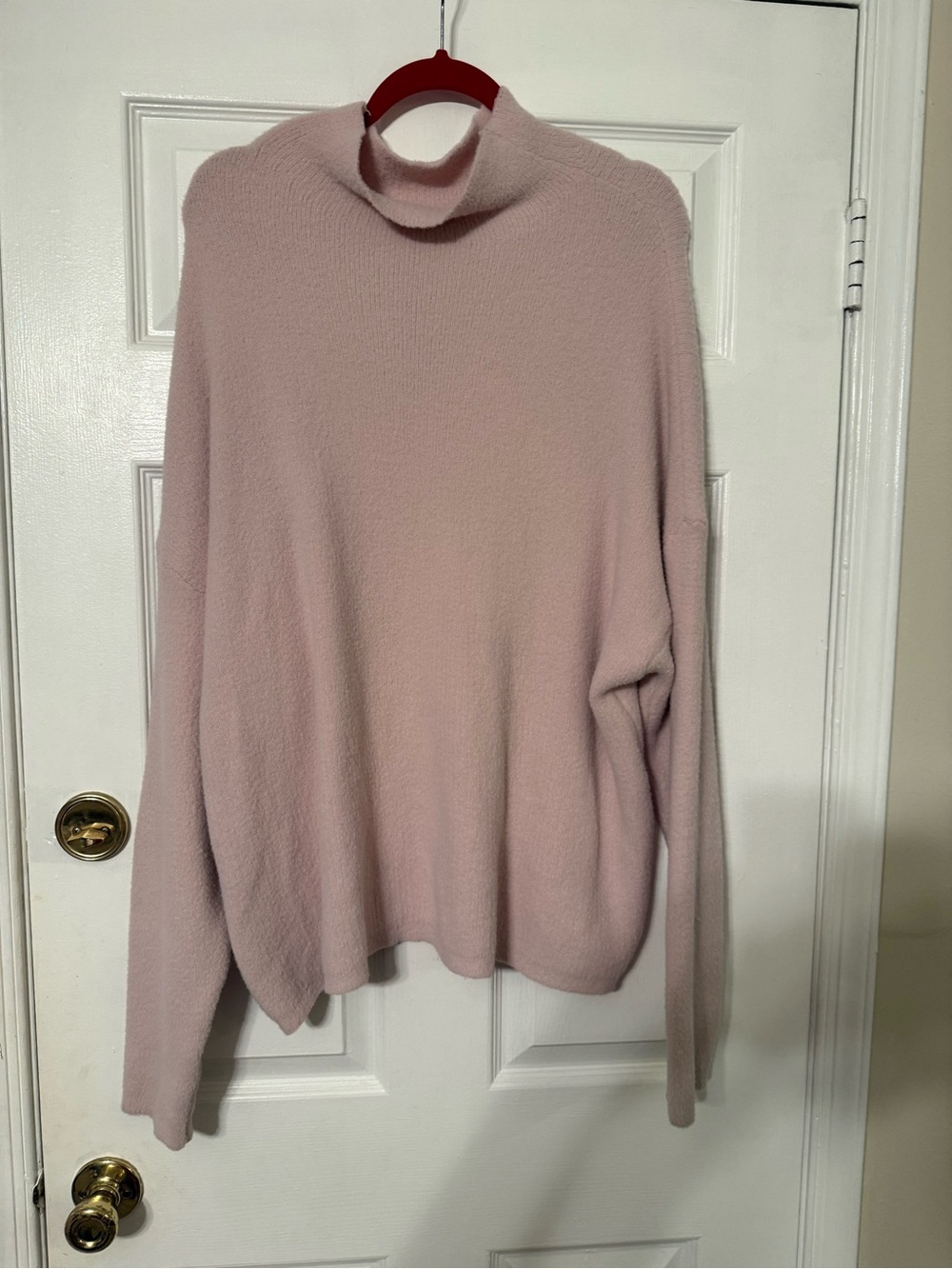 Express Blush Pink Turtleneck Sweater